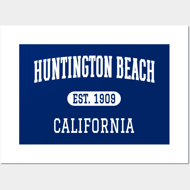 Huntington Beach CA Sports Print Design Wall Art by PnJ